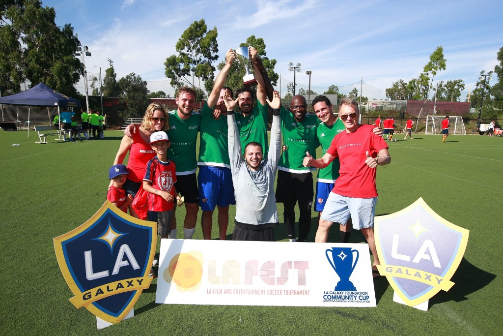 Partner Christopher Perez leads Donaldson and Callif's soccer team to victory at LAFEST.